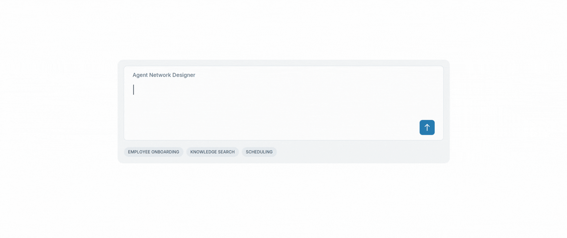 Agent network designer animation